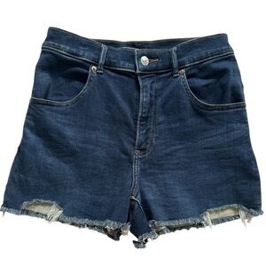 Express Super High Rise Mom Shorts
